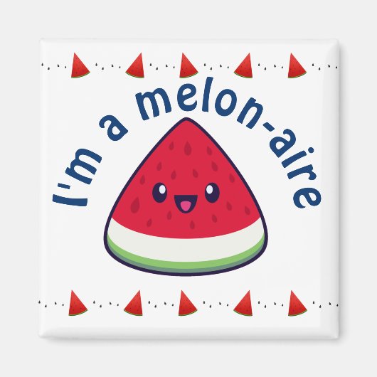 Niedlich Smiling Kawaii Watermelon Magnet (Vorne)
