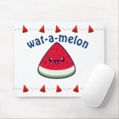 Niedlich Smiling Kawaii Watermelon Mousepad (Mit Mouse)