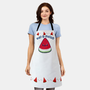 Niedlich Smiling Kawaii Watermelon Schürze