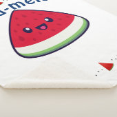 Niedlich Smiling Kawaii Watermelon Sherpadecke (3/4)
