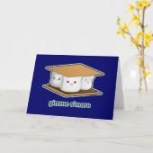 Niedlich S'more Karte (Gelbe Blume)