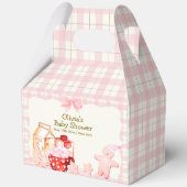 Niedlich Smore Milk Cookie Gingham Winter Baby Dus Geschenkschachtel (Vorderseite)
