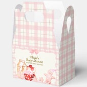 Niedlich Smore Milk Cookie Gingham Winter Baby Dus Geschenkschachtel (Offen)