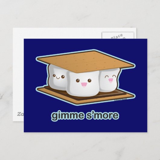 Niedlich S'more Postkarte (Vorne/Hinten)