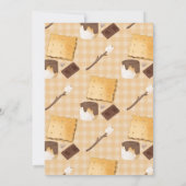 Niedlich S'mores Campout Geburtstagsparty Einladung (Rückseite)