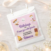 Niedlich S'mores Campout Geburtstagsparty Geschenktütchen (Ausgeschnitten)