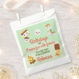 Niedlich S'mores Campout Geburtstagsparty Geschenktütchen