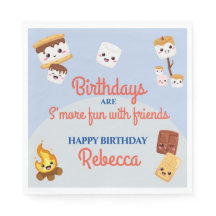 Niedlich S'mores Campout Geburtstagsparty