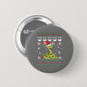 Niedlich Snake Ugly Sweater Christmas Light Pajama Button (Vorne & Hinten)