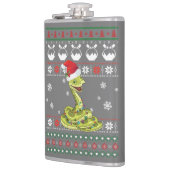 Niedlich Snake Ugly Sweater Christmas Light Pajama Flachmann (Links)
