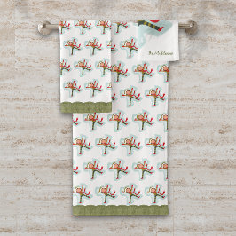 Niedlich Snow Angel Girl Badhandtuch Set