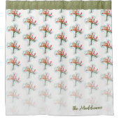 Niedlich Snow Angel Girl Duschvorhang (Vorderseite)