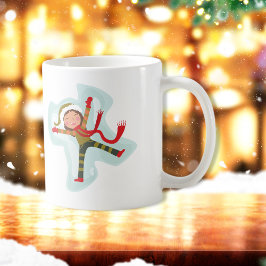 Niedlich Snow Angel Girl Kaffeetasse