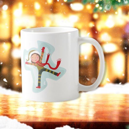 Niedlich Snow Angel Girl Kaffeetasse