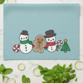 Niedlich Snow Pals Küchentuch (Gefaltet)