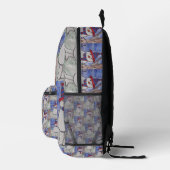 Niedlich Snowman Bedruckter Rucksack (Rechts)