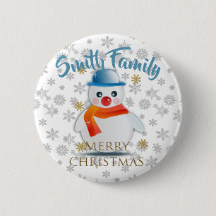 Niedlich Snowman Button