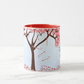 Niedlich Snowman Candy Cane Tree Tasse (Zentrum)