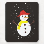 Niedlich Snowman Custom Mousepad (Vorne)