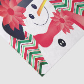 Niedlich Snowman Designed Seidenpapier (Ausschnitt)