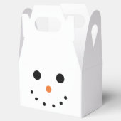 Niedlich Snowman Favor Box Geschenkschachtel (Geöffnet)