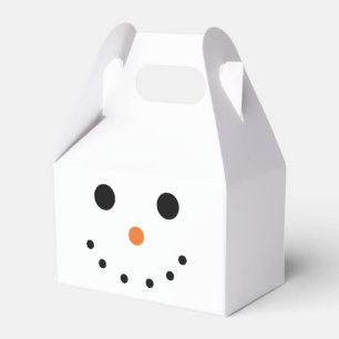 Niedlich Snowman Favor Box Geschenkschachtel