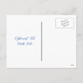 Niedlich Snowman Feiertagspostkarte (Rückseite)