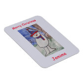 Niedlich Snowman Flexible Magnet (Rechte Seite)