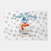 Niedlich Snowman Fußmatte (Vorderseite)