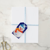 Niedlich Snowman Geschenkanhänger (Mit Garn)