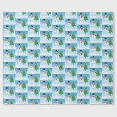 Niedlich Snowman Geschenkpapier (Flach)