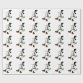 Niedlich Snowman Geschenkpapier (Flach)