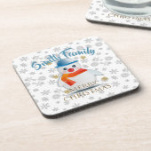 Niedlich Snowman Getränkeuntersetzer (Linke Seite)