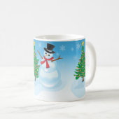 Niedlich Snowman Kaffeetasse (VorderseiteRechts)