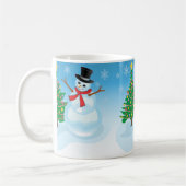 Niedlich Snowman Kaffeetasse (Links)