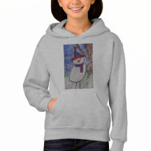 Niedlich Snowman Kids Hoodie