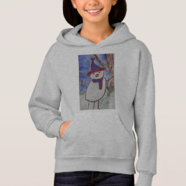 Niedlich Snowman Kids Hoodie