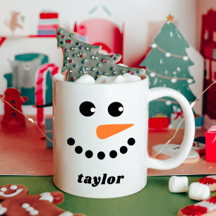 Niedlich Snowman Kids Weihnachten Kaffeetasse