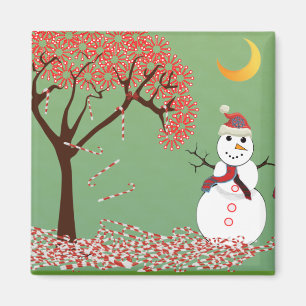 Niedlich Snowman Magnet