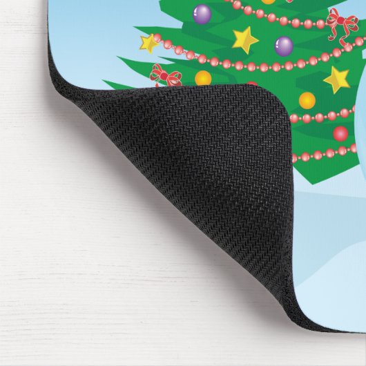 Niedlich Snowman Mousepad (Ecke)