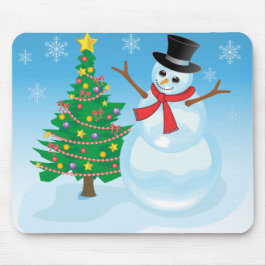 Niedlich Snowman Mousepad