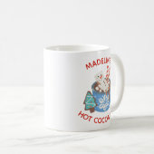 Niedlich Snowman Name Hot Cocoa Kaffeetasse (VorderseiteRechts)