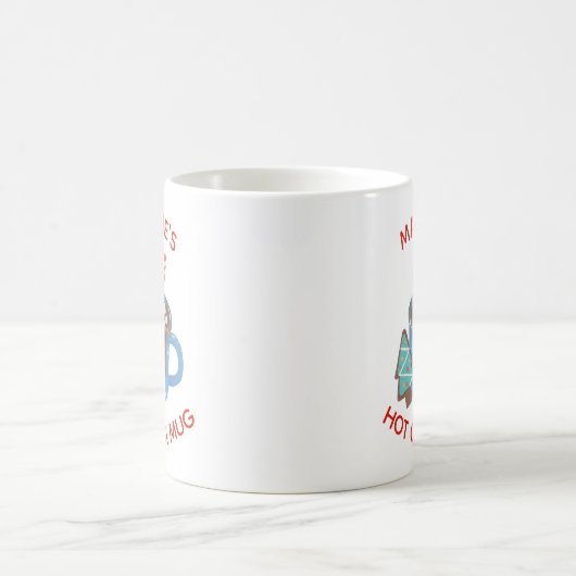Niedlich Snowman Name Hot Cocoa Kaffeetasse (Mittel)