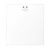 Niedlich Snowman Notepad Notizblock (Vorderseite)
