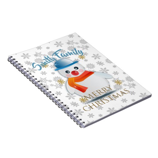 Niedlich Snowman Notizblock (Rechte Seite)