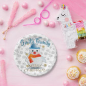 Niedlich Snowman Pappteller (Party)