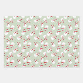 Niedlich Snowman Pattern Geschenkpapier Set (Vorderseite)