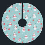 Niedlich Snowman Pattern Polyester Weihnachtsbaumdecke<br><div class="desc">Snowman Pattern</div>