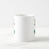 Niedlich Snowman Personalisierte Weihnachtsfeier T Kaffeetasse (Mittel)