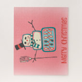 Niedlich Snowman Puzzle (Vertikal)